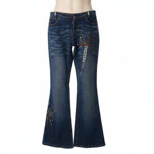 Dollhouse size 9/10 Bejeweled women's blue jeans